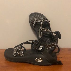 Black and White Chacos